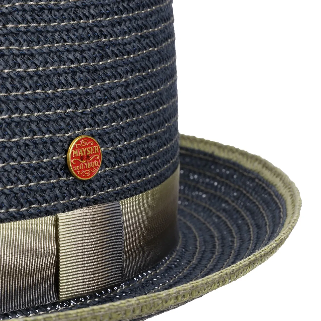 Andy Pork Pie Straw Hat by Mayser