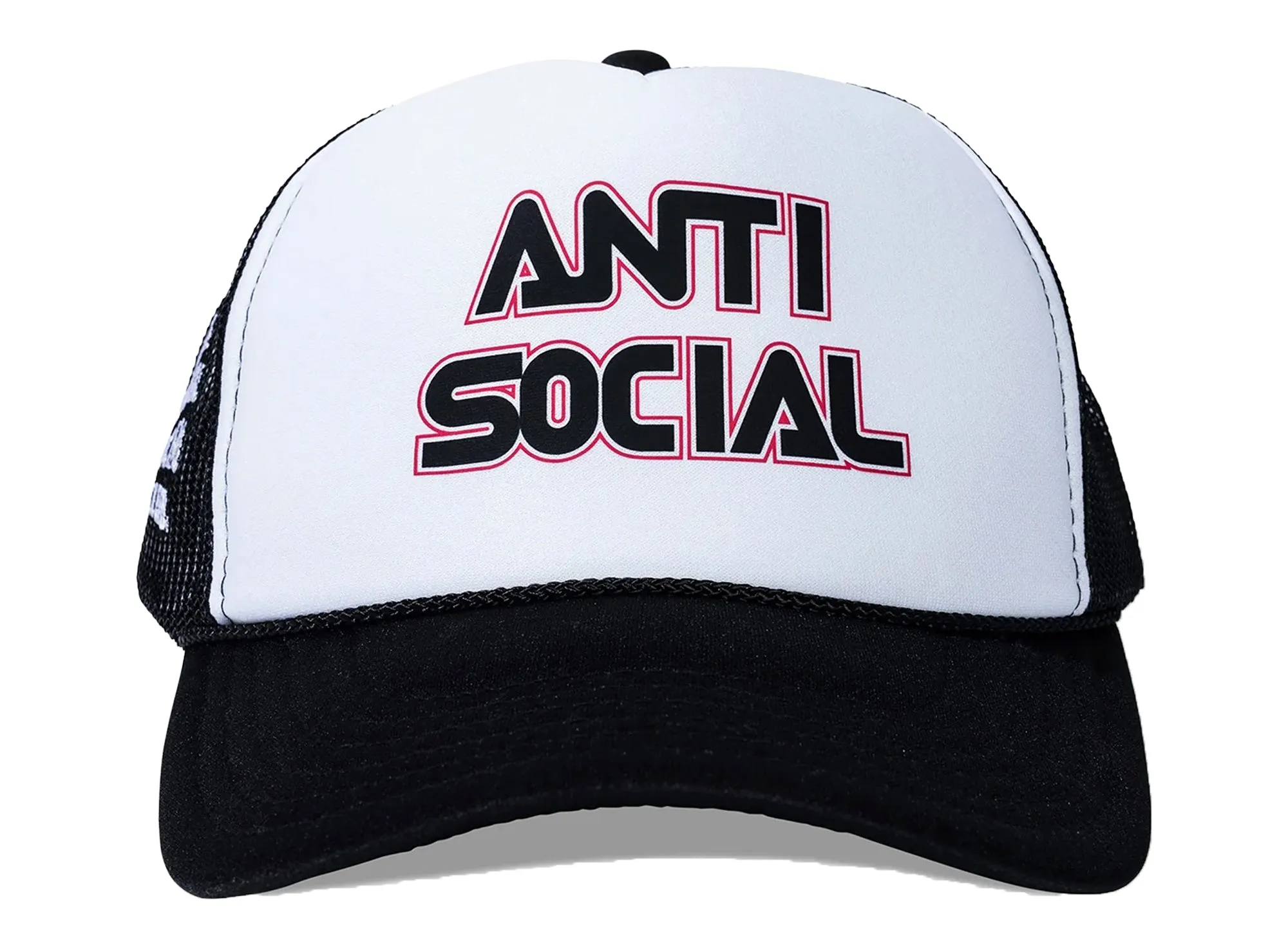 Anti Social Social Club ASSC Racing Trucker Hat in Black xld