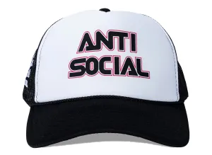 Anti Social Social Club ASSC Racing Trucker Hat in Black xld