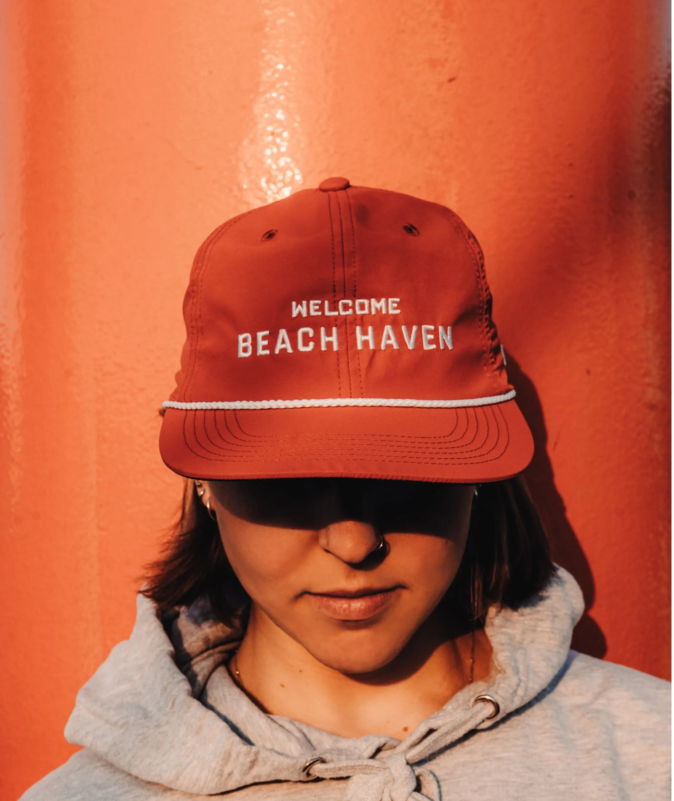 Beach Haven Snapback - Rust