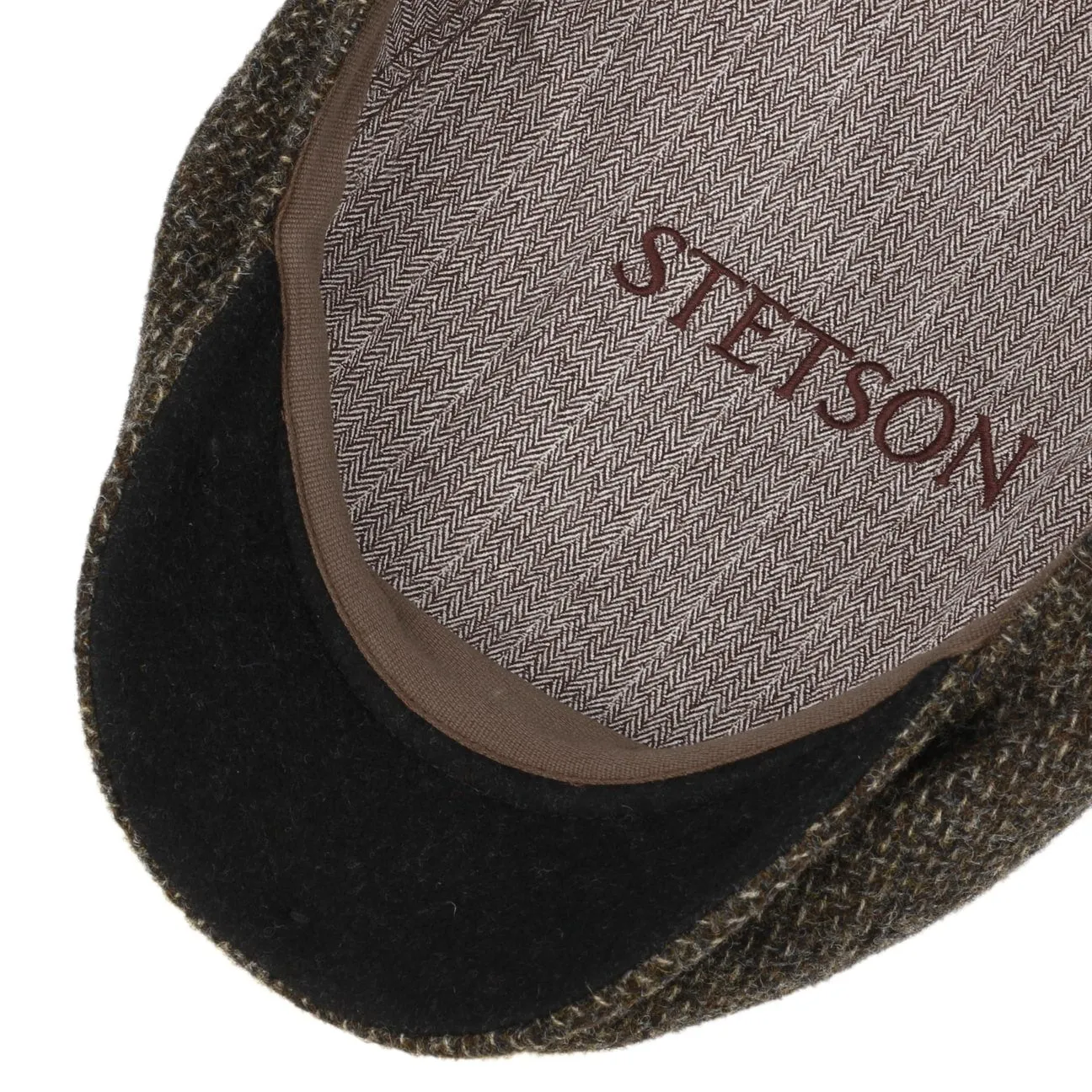 Belfast Tweed Flat Cap by Stetson