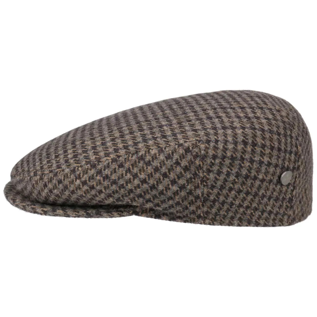 Britain Houndstooth Flat Cap by Lierys