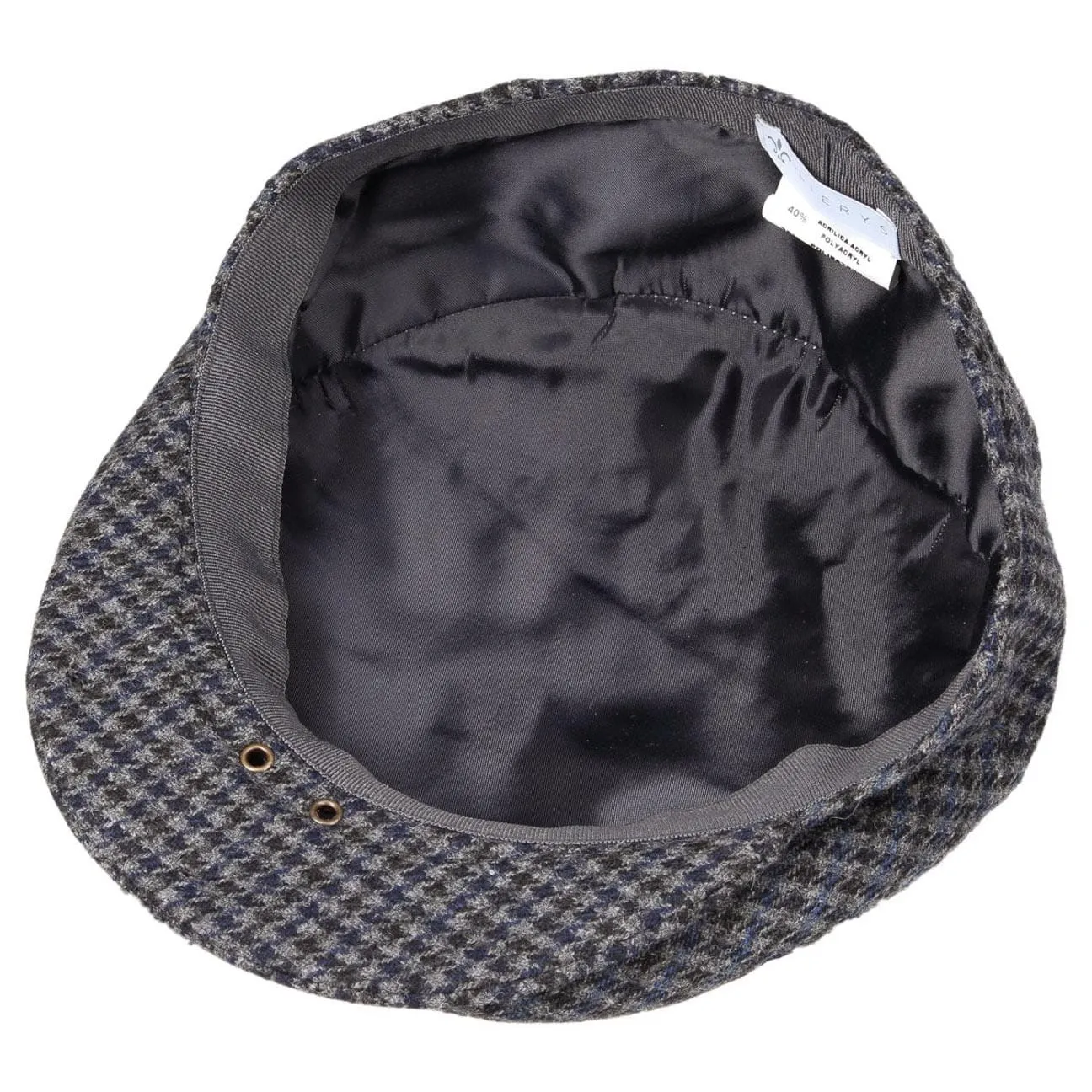 Britain Houndstooth Flat Cap by Lierys