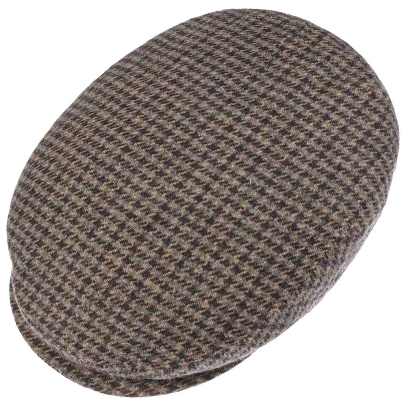 Britain Houndstooth Flat Cap by Lierys