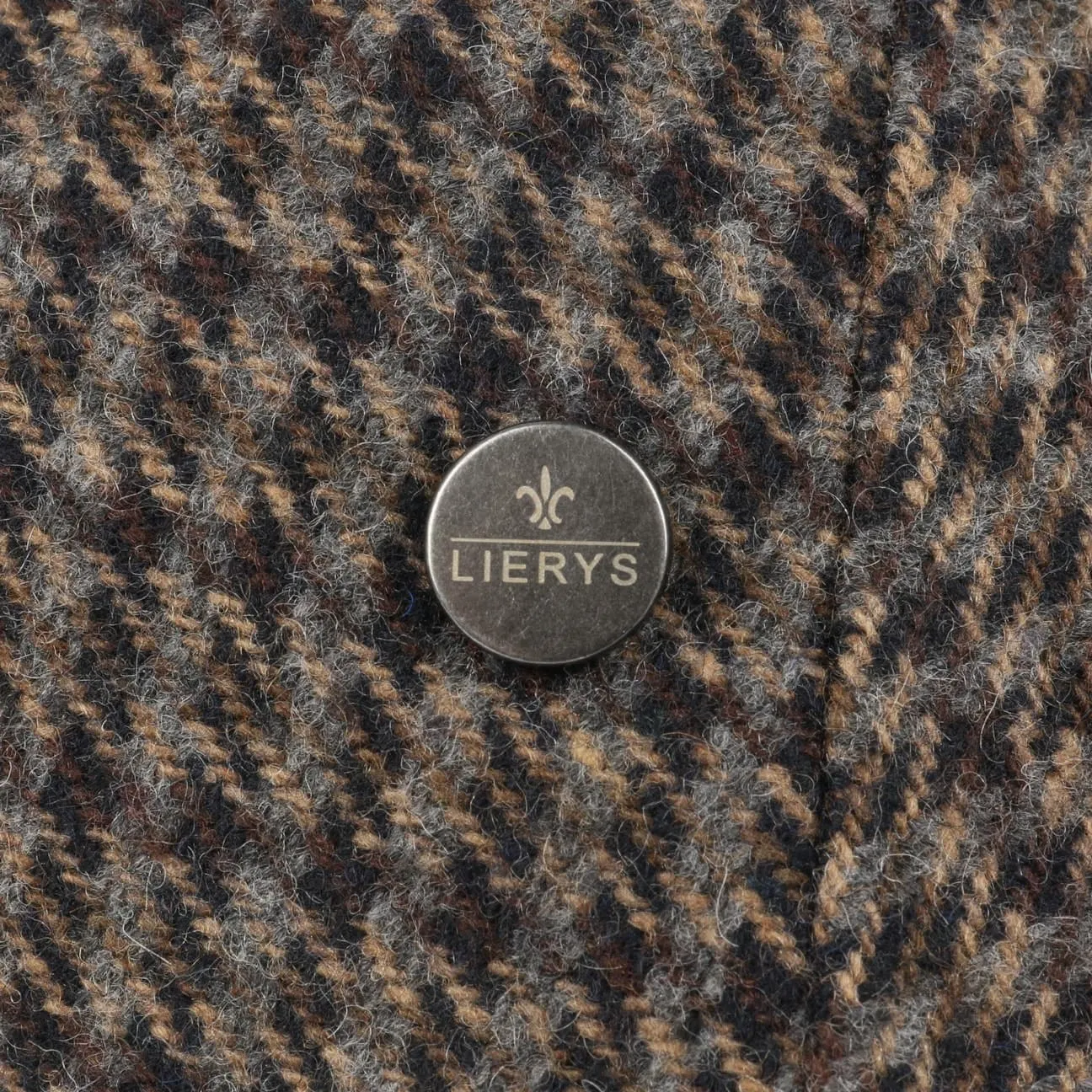 Britain Houndstooth Flat Cap by Lierys