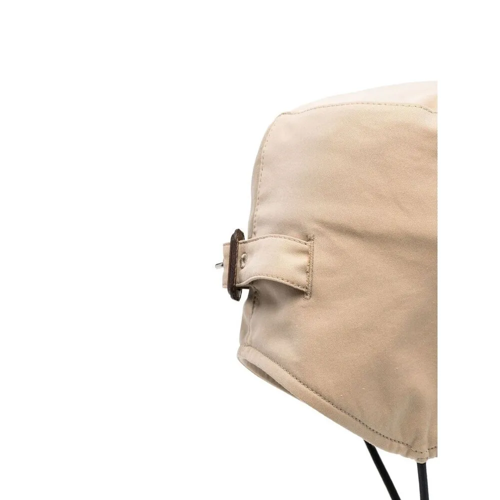 Burberry Logo Embroidered Drawstring Cap