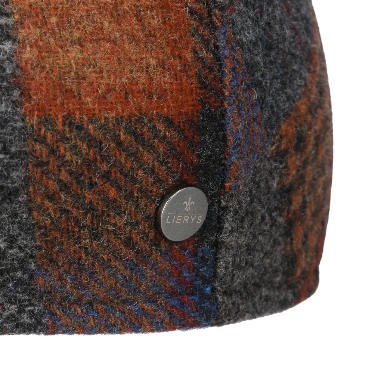 Capri Merino Patchwork Flat Cap by Lierys