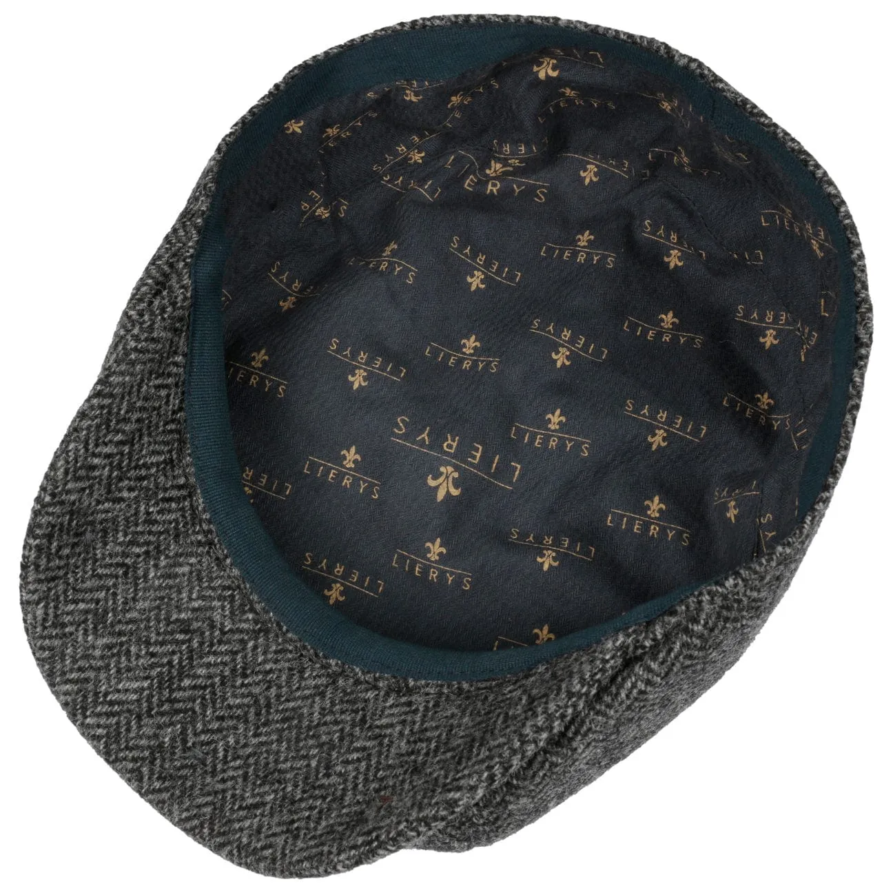 Carlsen Wool Herringbone Flat Cap by Lierys