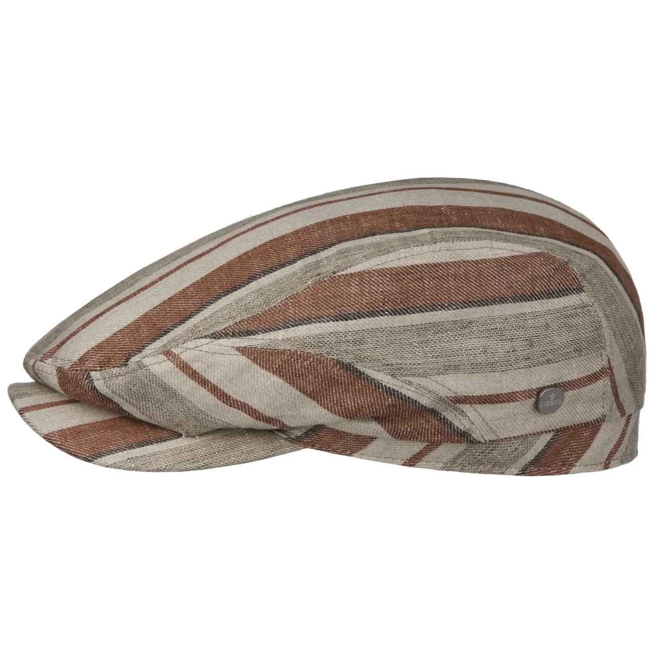 Chesterton Linen Flat Cap by Lierys