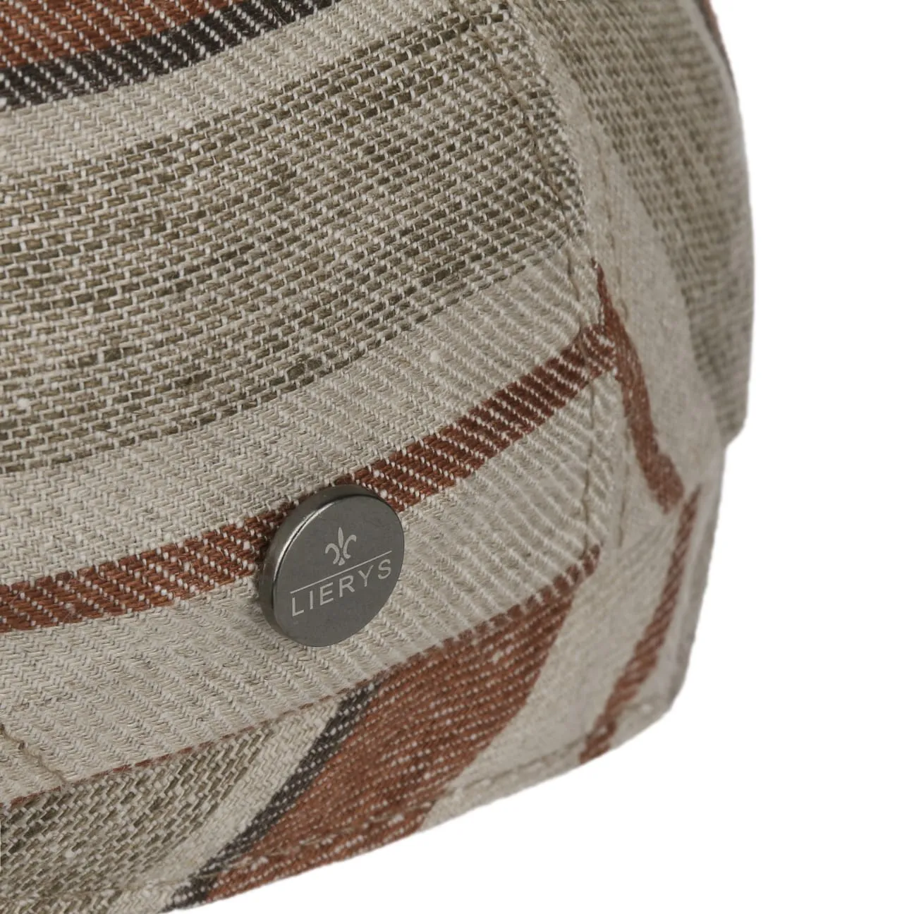 Chesterton Linen Flat Cap by Lierys