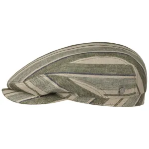 Chesterton Linen Flat Cap by Lierys