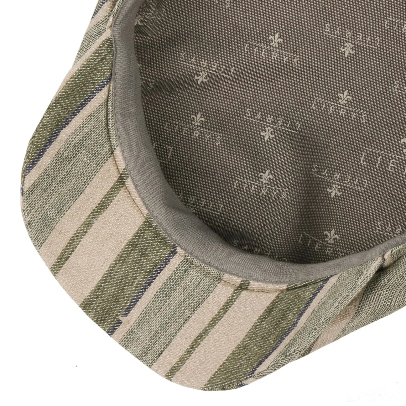Chesterton Linen Flat Cap by Lierys