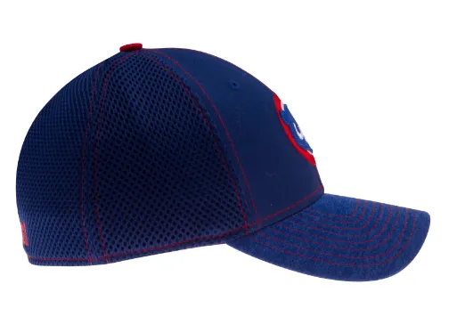 Chicago Cubs Shadow Burst 1984 Logo Neo 39THIRTY Flex Fit Hat By New Era