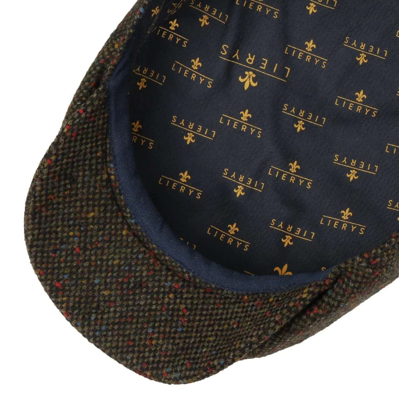 Colour Dots Wool Flat Cap by Lierys