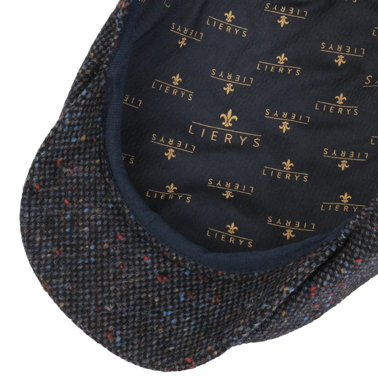 Colour Dots Wool Flat Cap by Lierys
