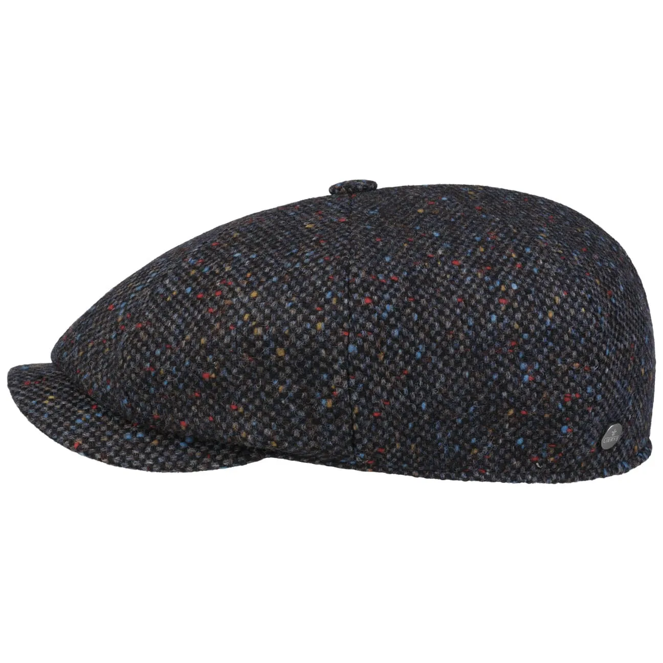 Colour Dots Wool Flat Cap by Lierys
