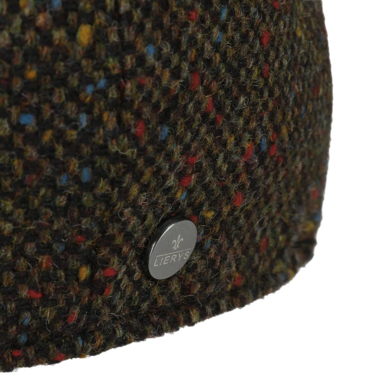 Colour Dots Wool Flat Cap by Lierys