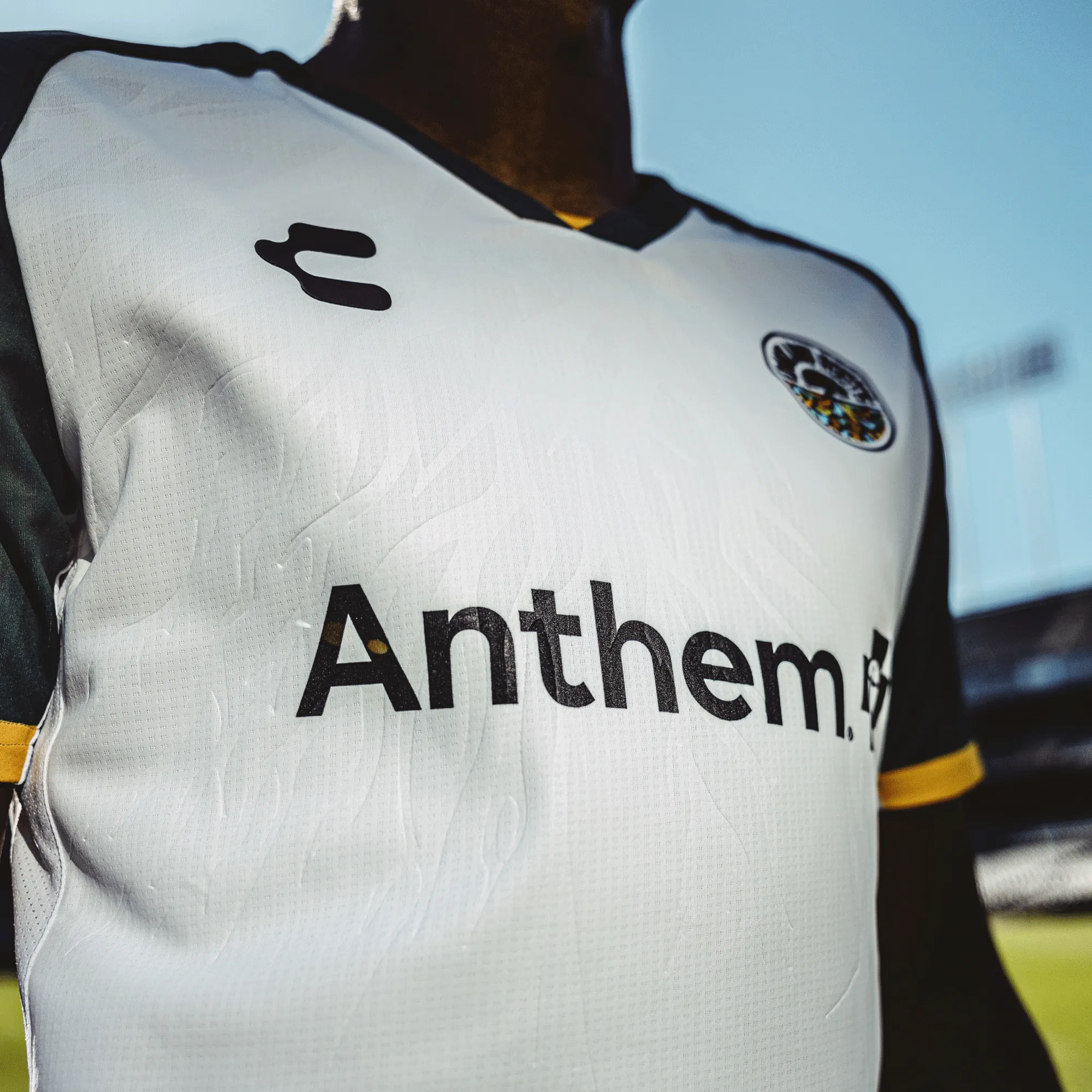 Custom Unisex Oakland Roots SC 2025 Second Kit ft. Anthem Blue Cross