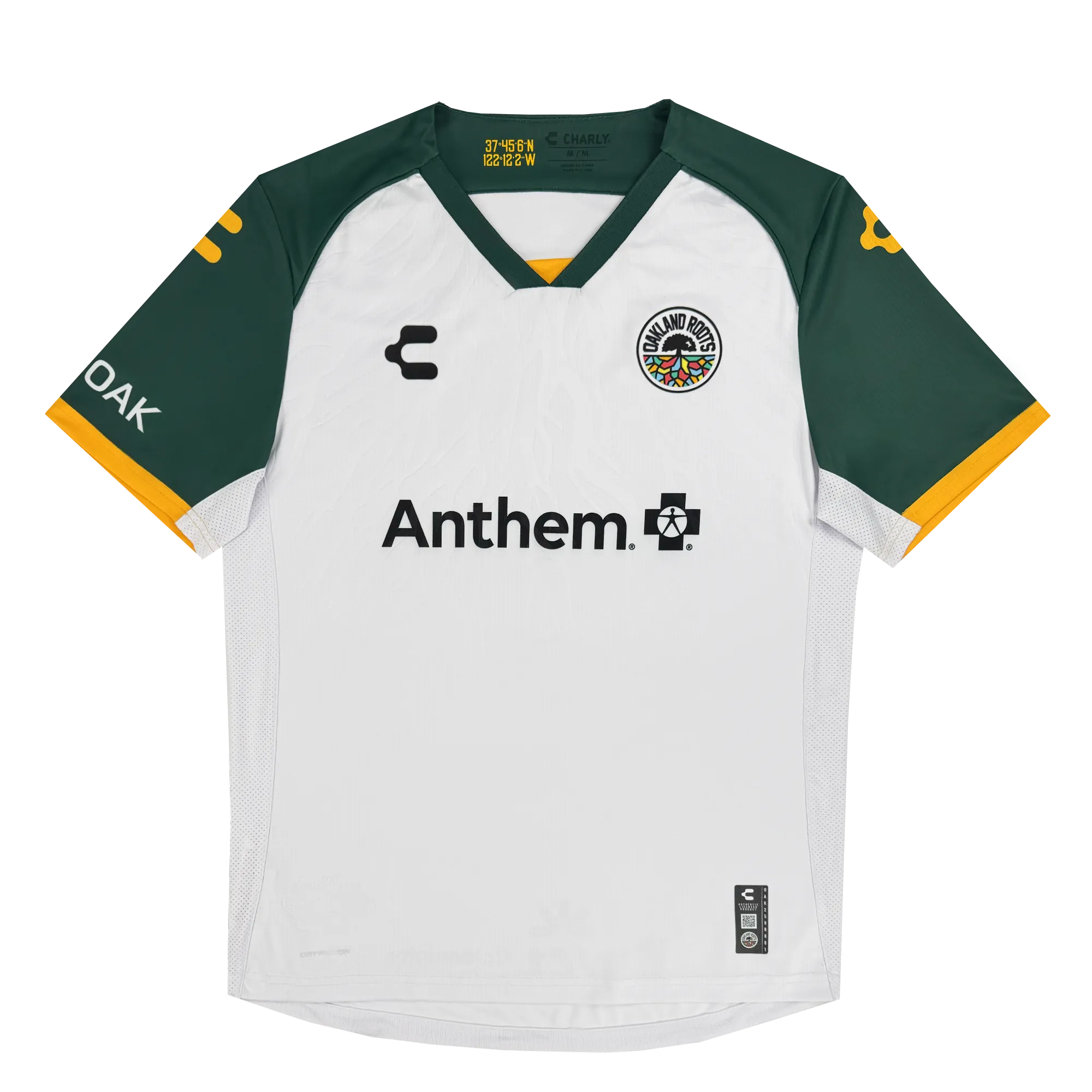 Custom Unisex Oakland Roots SC 2025 Second Kit ft. Anthem Blue Cross