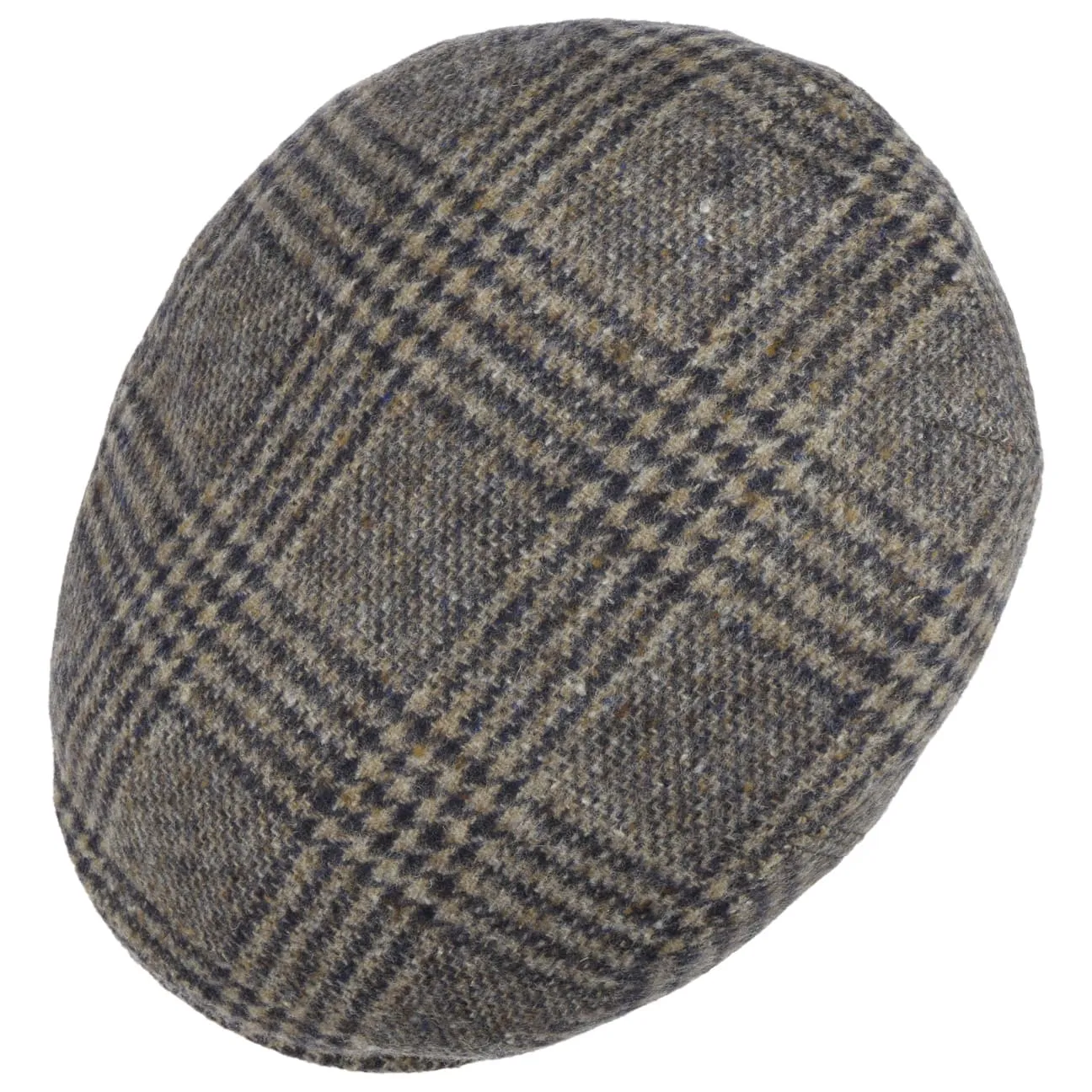 Driver Cap Check Virgin Wool by JJ Hats