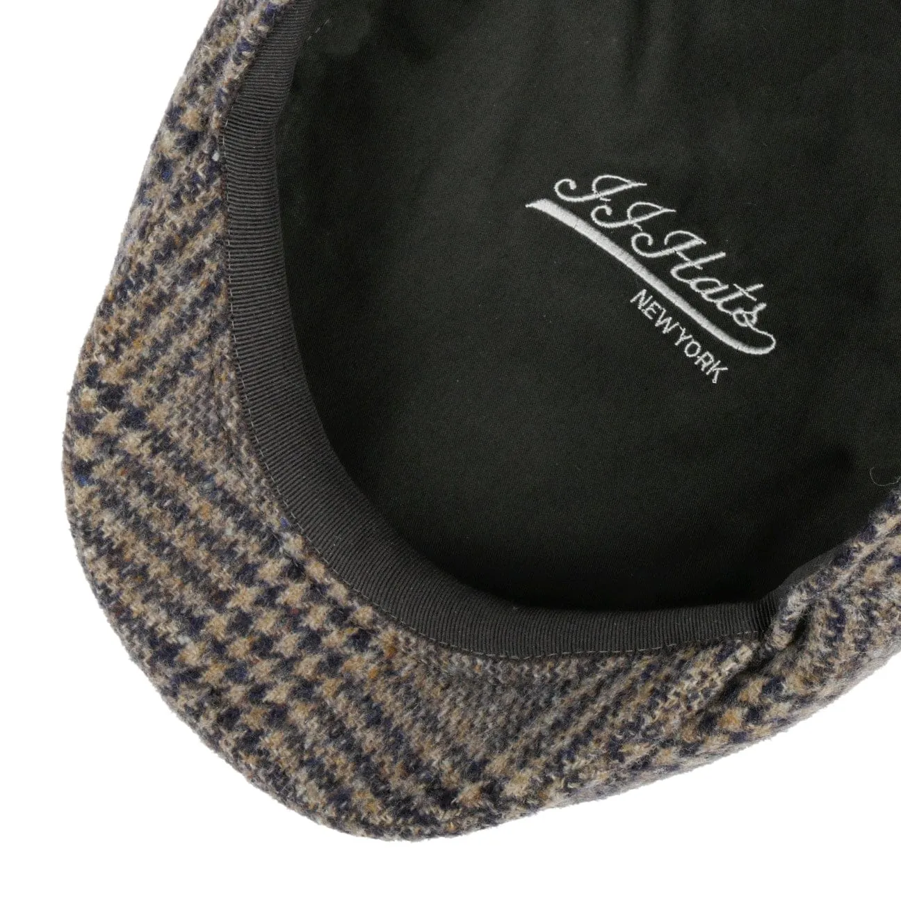 Driver Cap Check Virgin Wool by JJ Hats