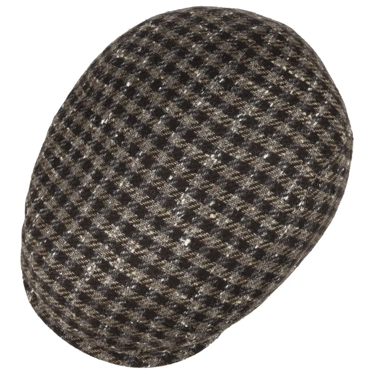 Driver Cap Vichy Cashmere/Silk by JJ Hats