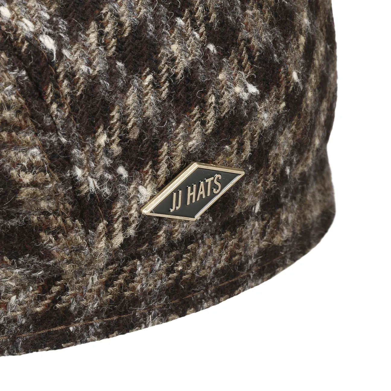 Driver Cap Vichy Cashmere/Silk by JJ Hats