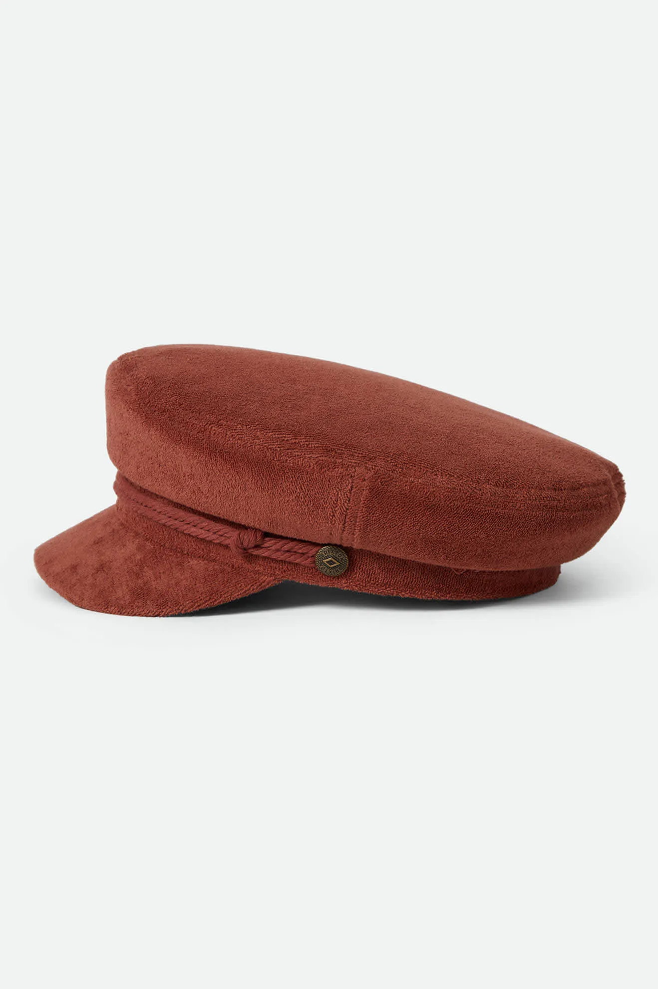 Fiddler Fisherman Cap - Burnt Brick Terry Cloth