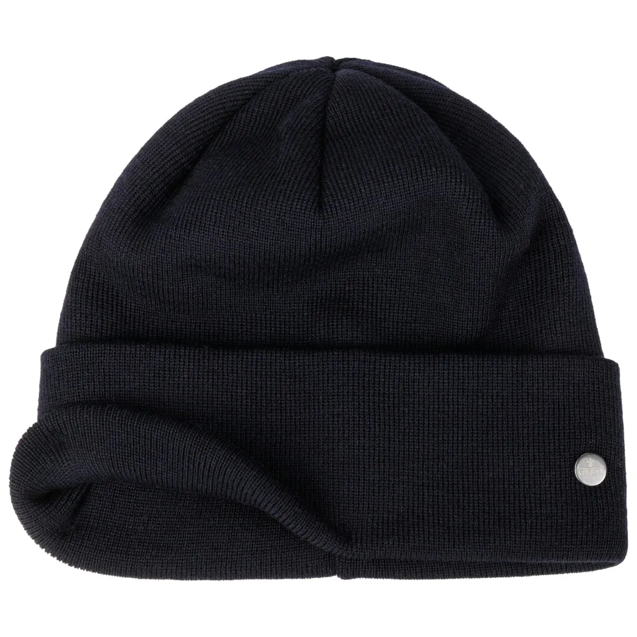Fine Merino Knit Hat with Cuff by Lierys