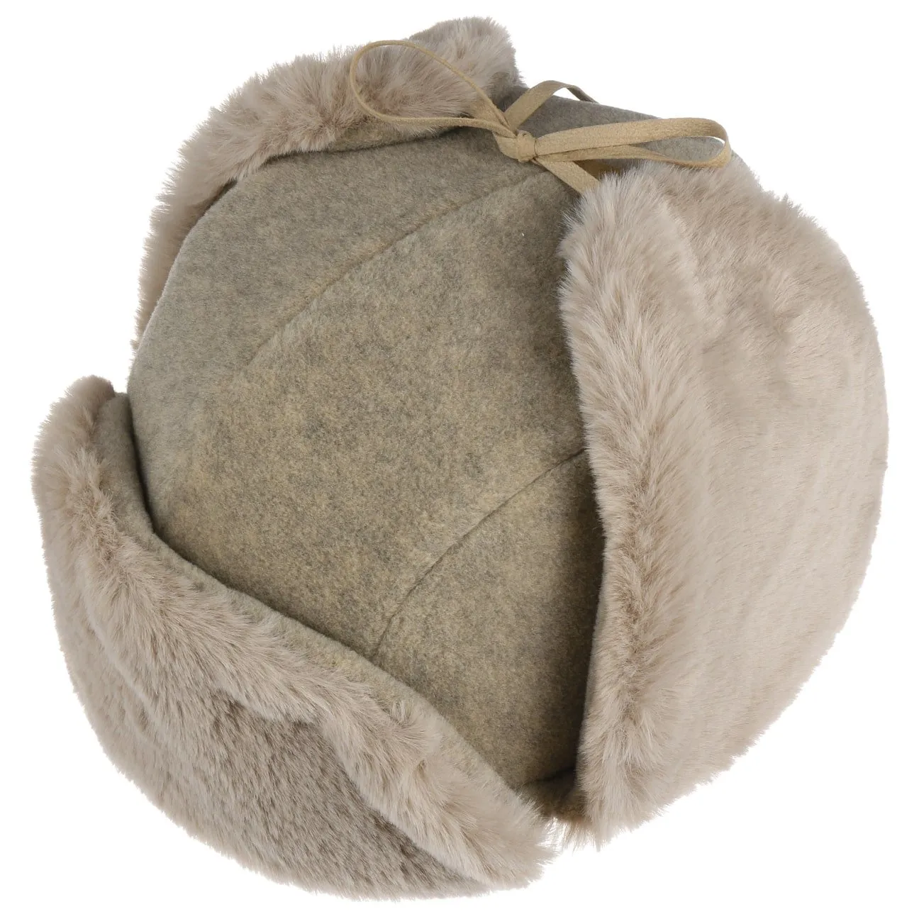 Fleece Teedy Fur Aviator Hat by Lierys