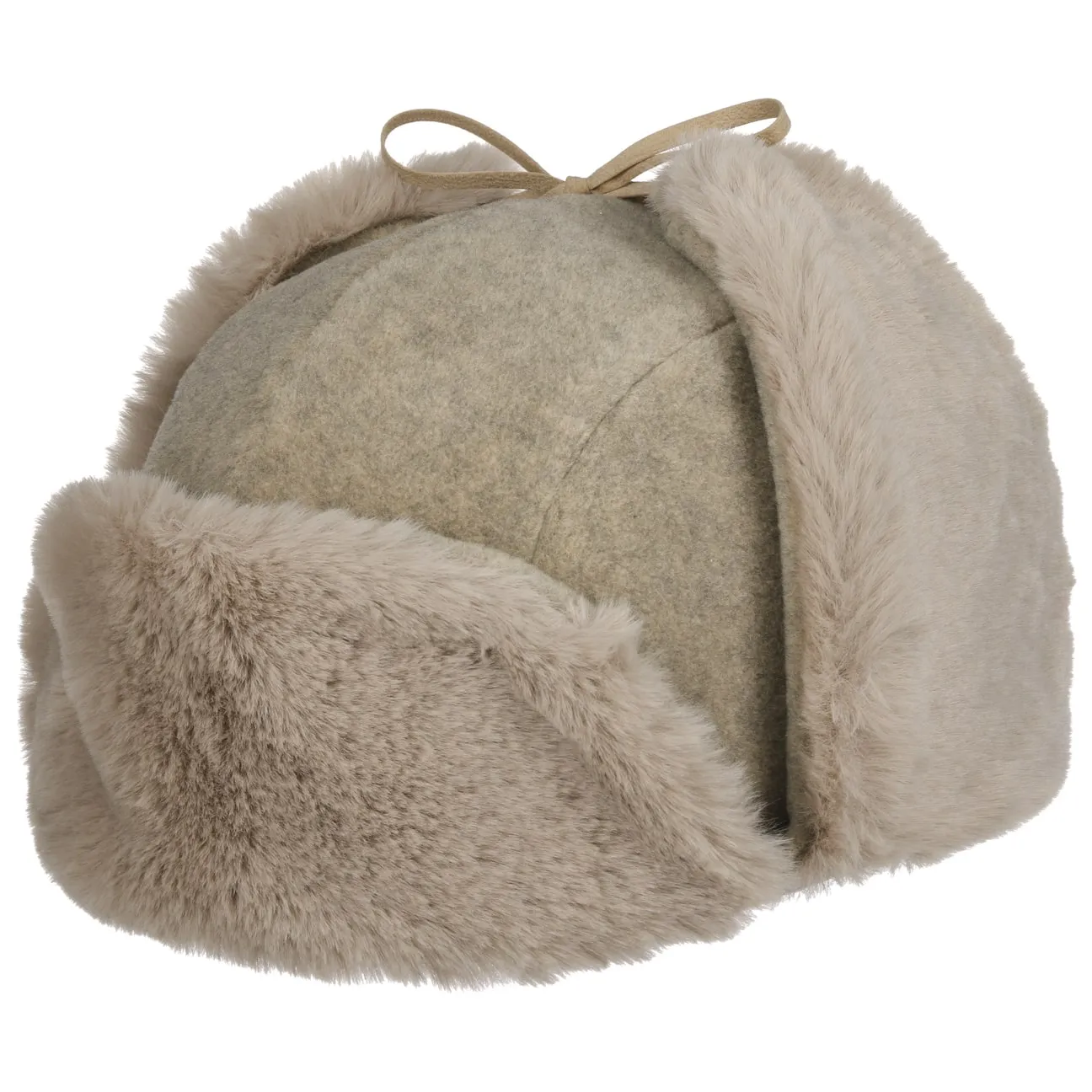 Fleece Teedy Fur Aviator Hat by Lierys