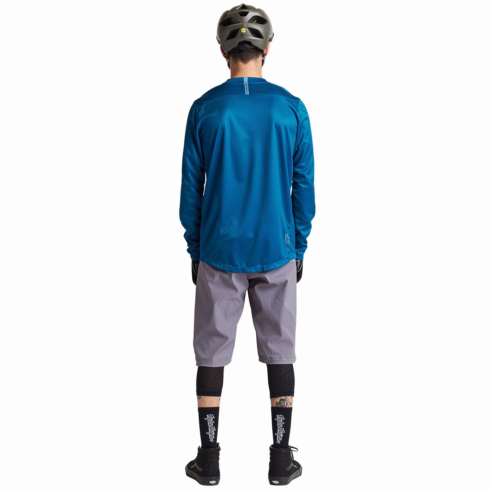 Flowline LS Jersey Solid Slate Blue