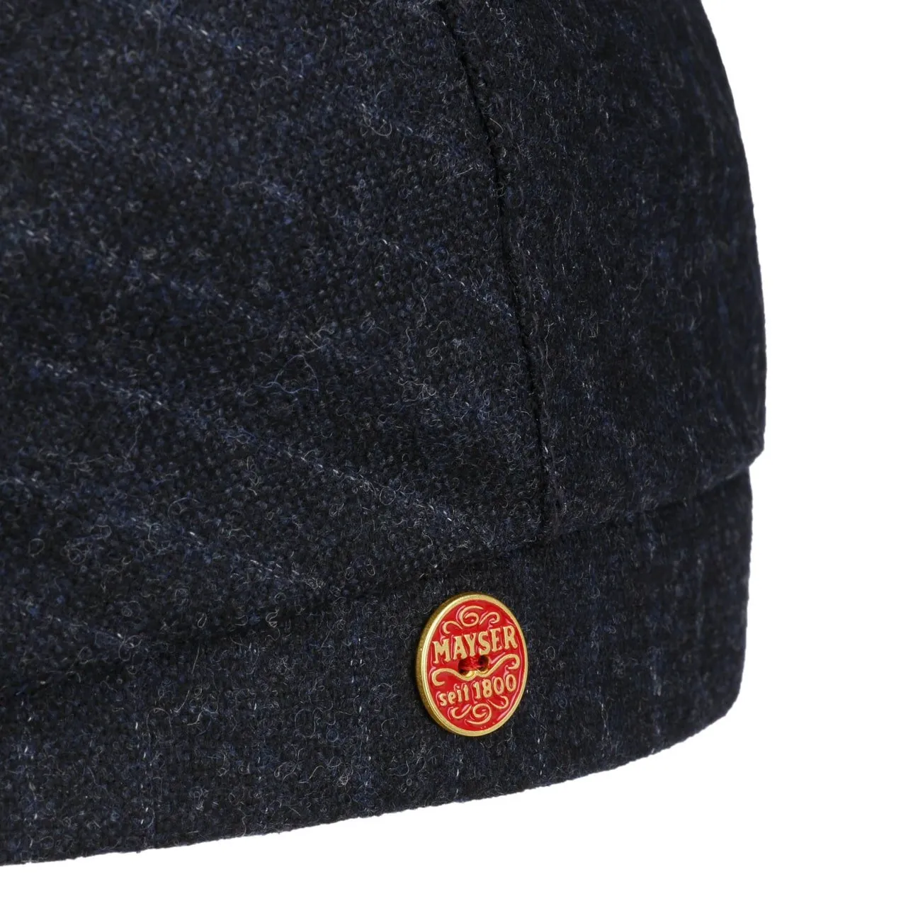 Frankie Pinstripe Flat Cap by Mayser