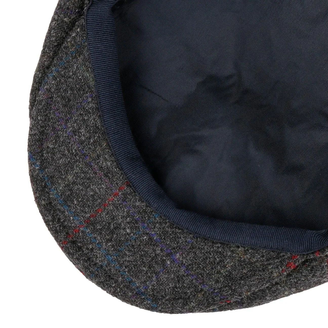 Galvin Windowpane Plaid Flat Cap by Bailey 1922