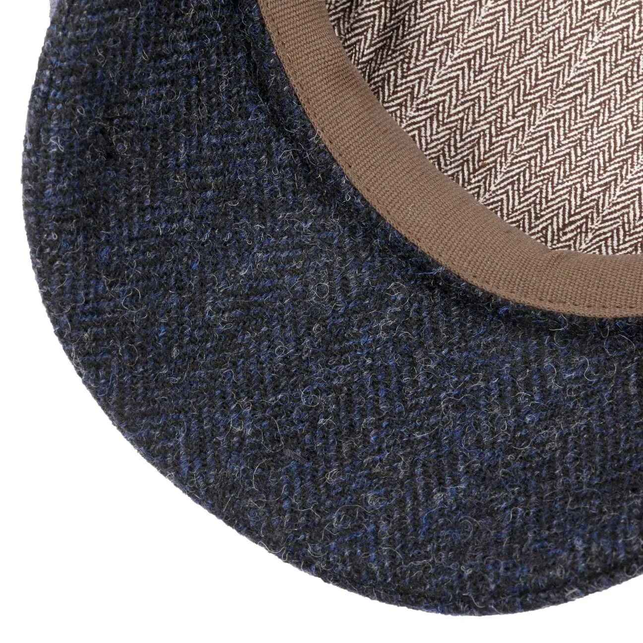 Hatteras Classic Herringbone Ear Flaps Newsboy Cap by Stetson