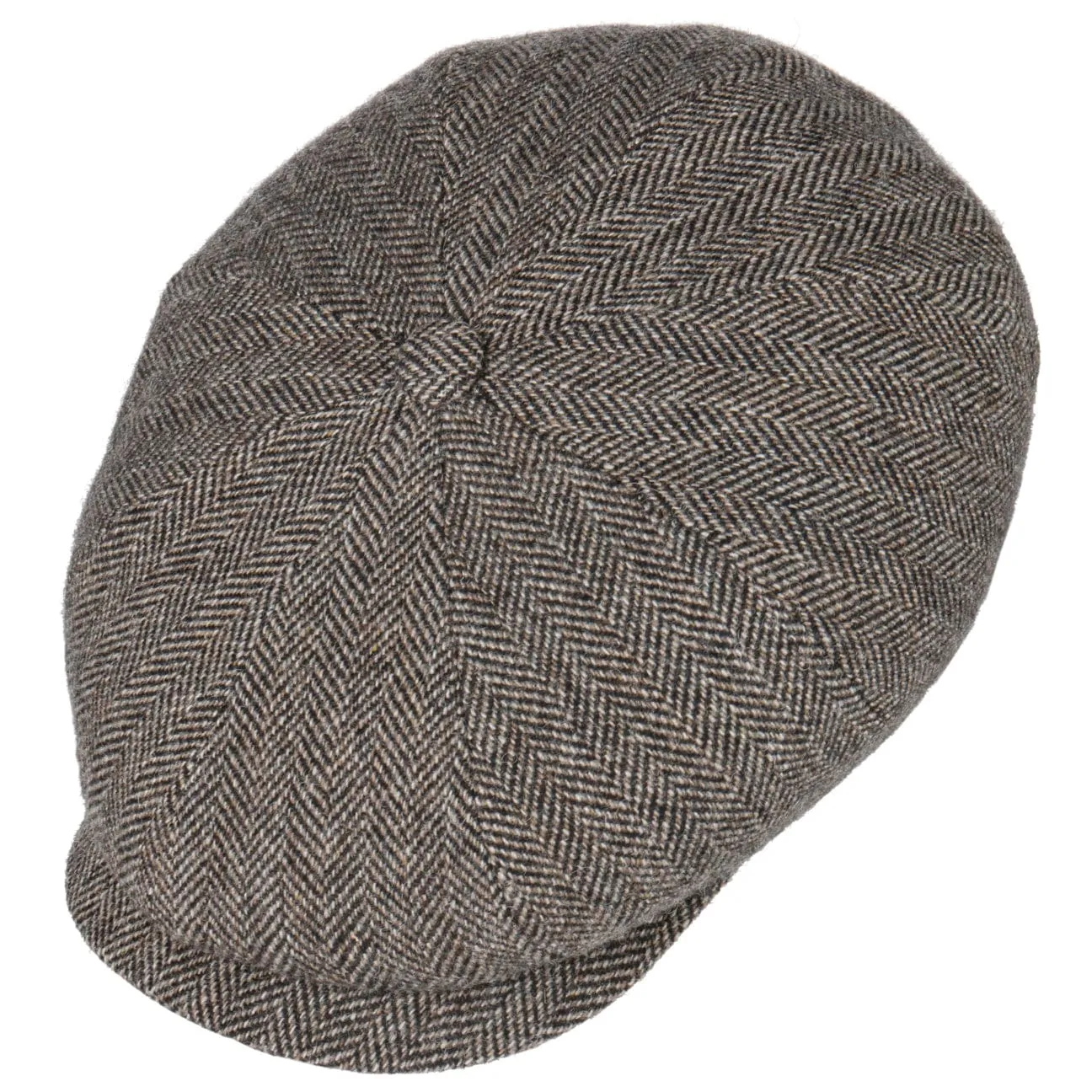 Hatteras Classic Herringbone Ear Flaps Newsboy Cap by Stetson