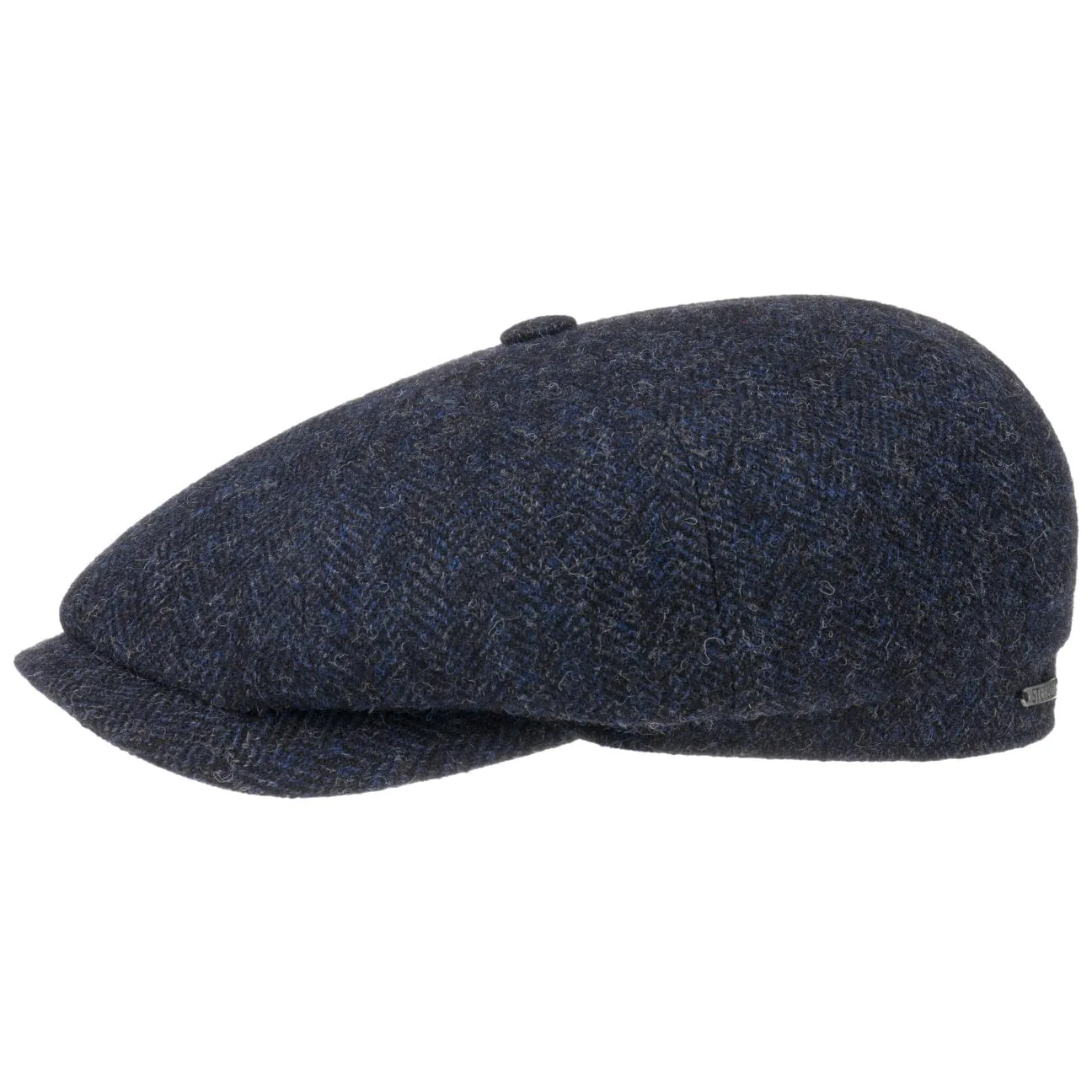Hatteras Classic Herringbone Ear Flaps Newsboy Cap by Stetson