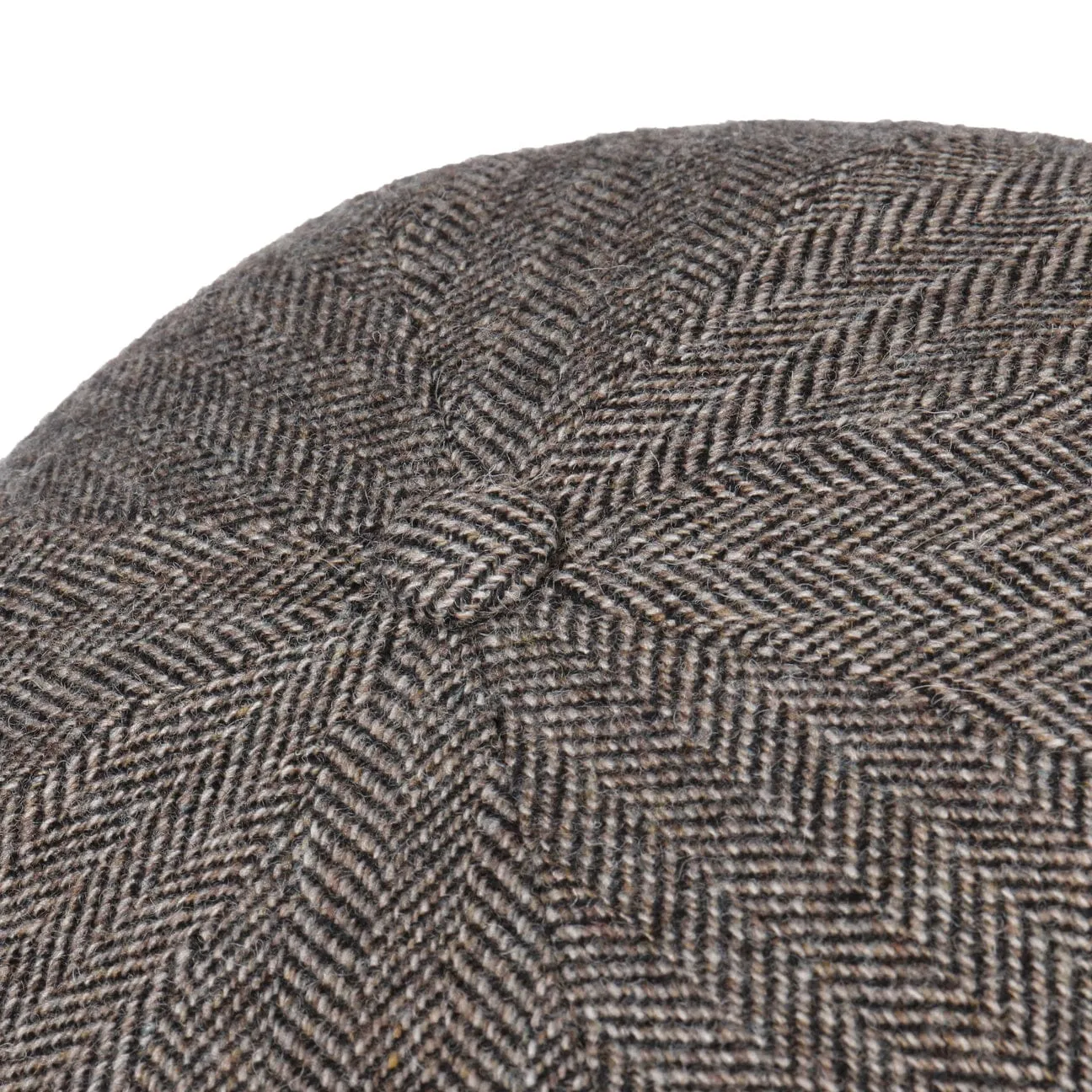 Hatteras Classic Herringbone Ear Flaps Newsboy Cap by Stetson
