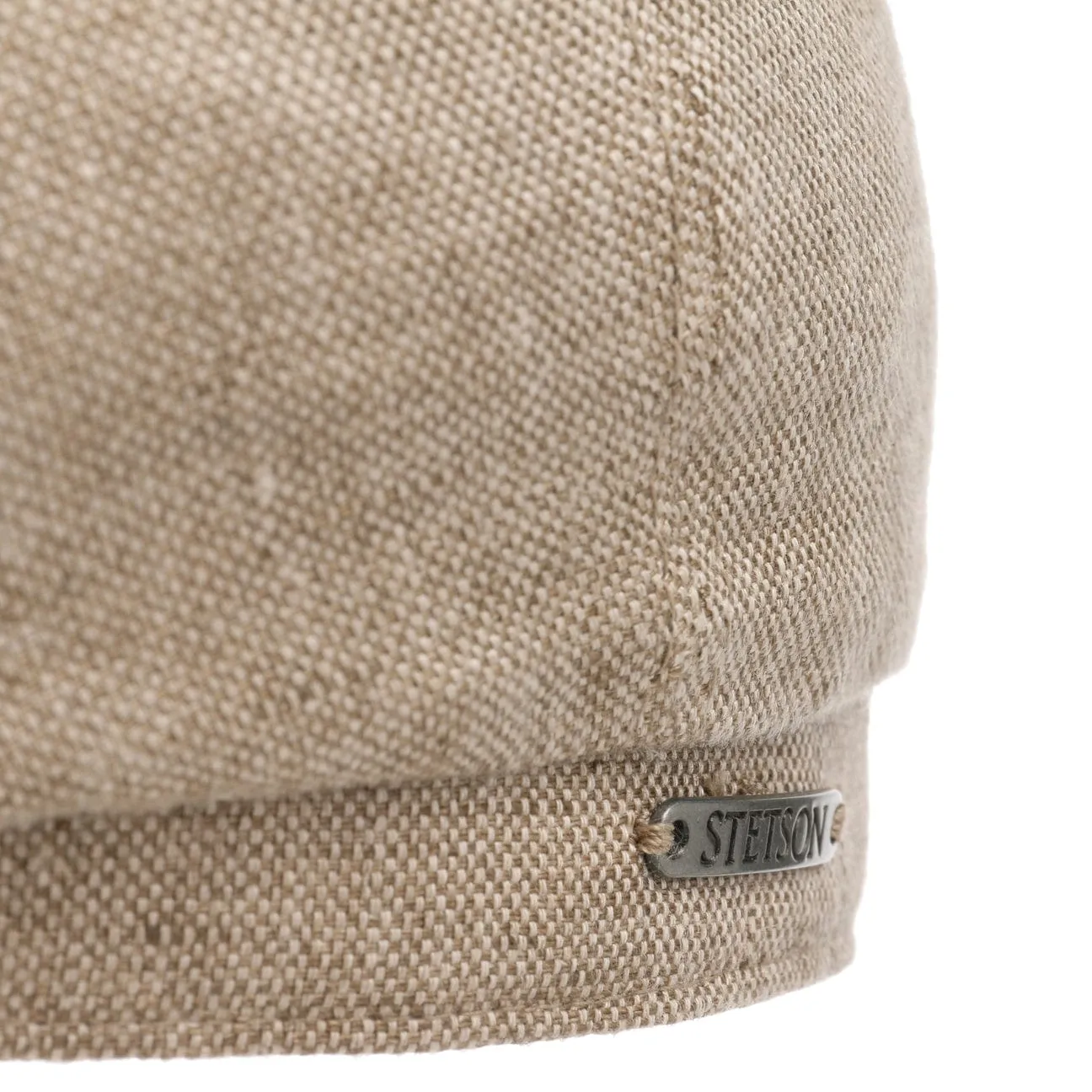 Hatteras Classic Linen Flat Cap by Stetson