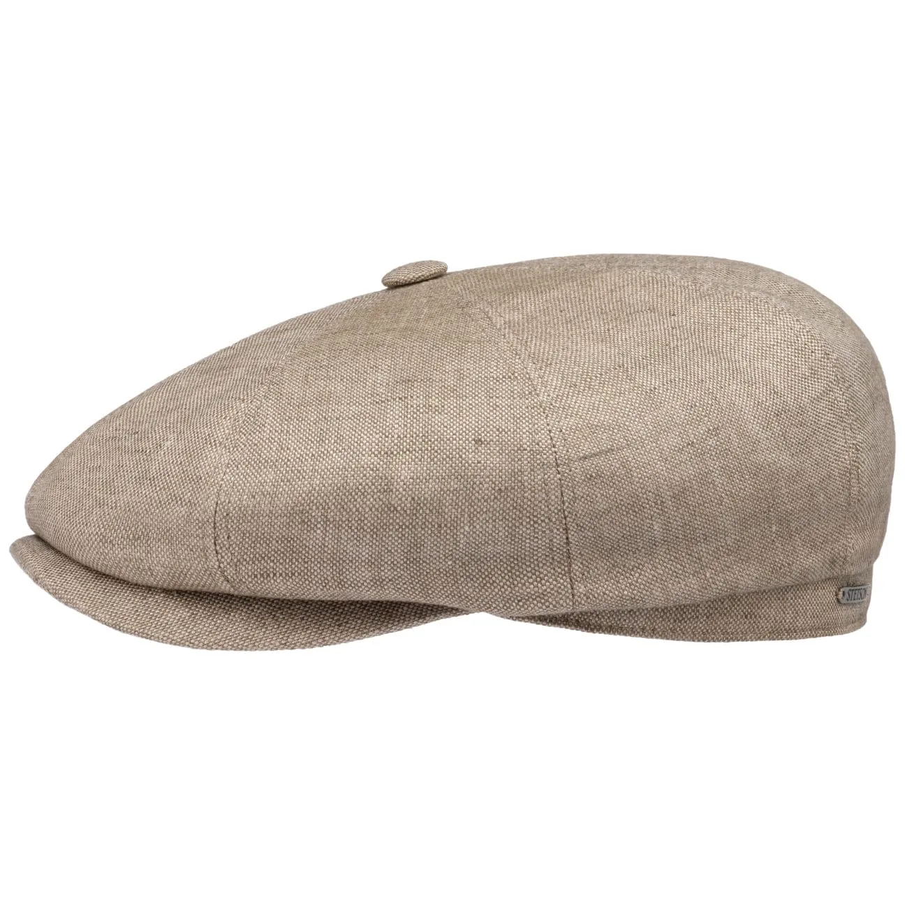 Hatteras Classic Linen Flat Cap by Stetson