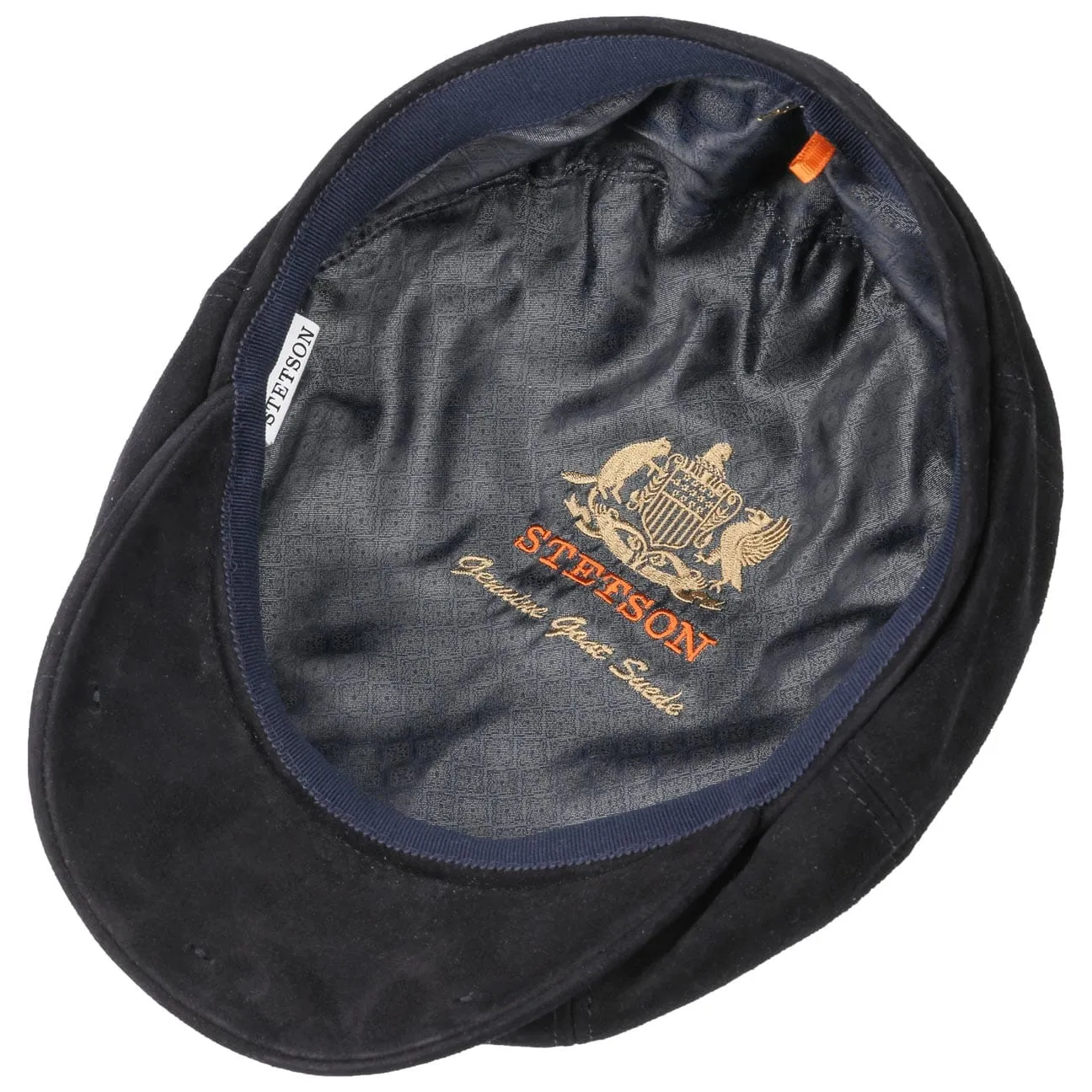 Hatteras Goat Suede Newsboy Cap by Stetson