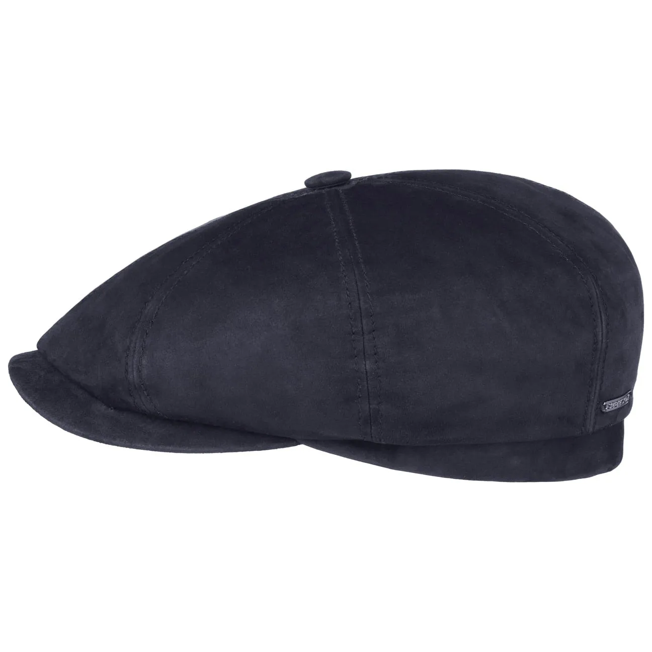 Hatteras Goat Suede Newsboy Cap by Stetson