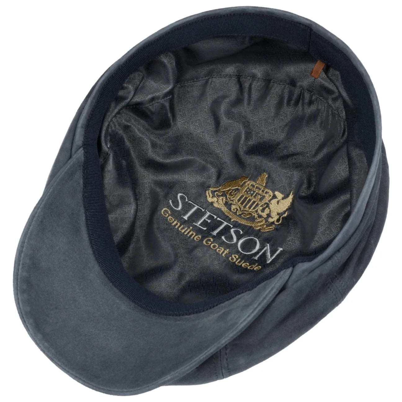 Hatteras Goat Suede Newsboy Cap by Stetson