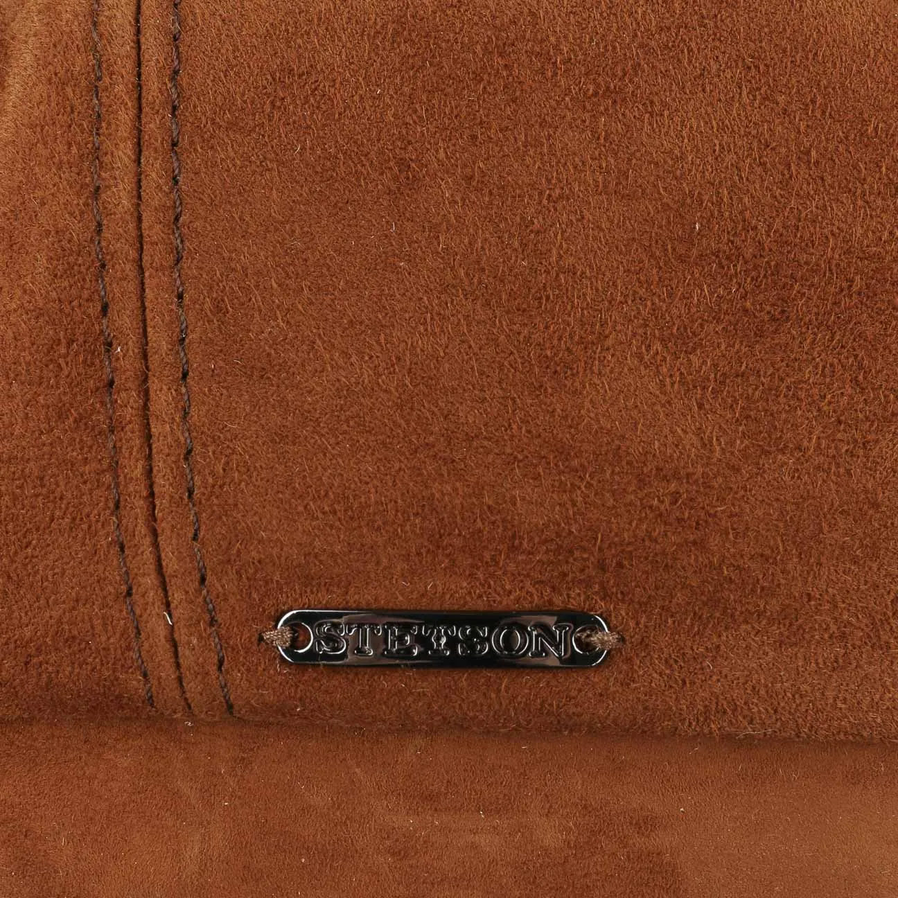 Hatteras Goat Suede Newsboy Cap by Stetson