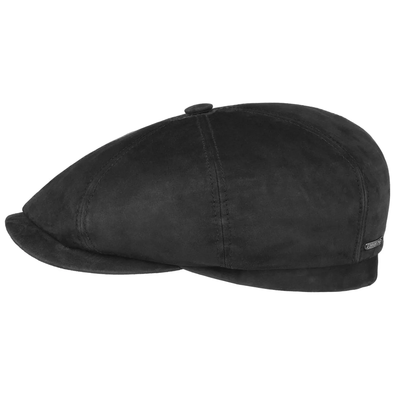 Hatteras Goat Suede Newsboy Cap by Stetson