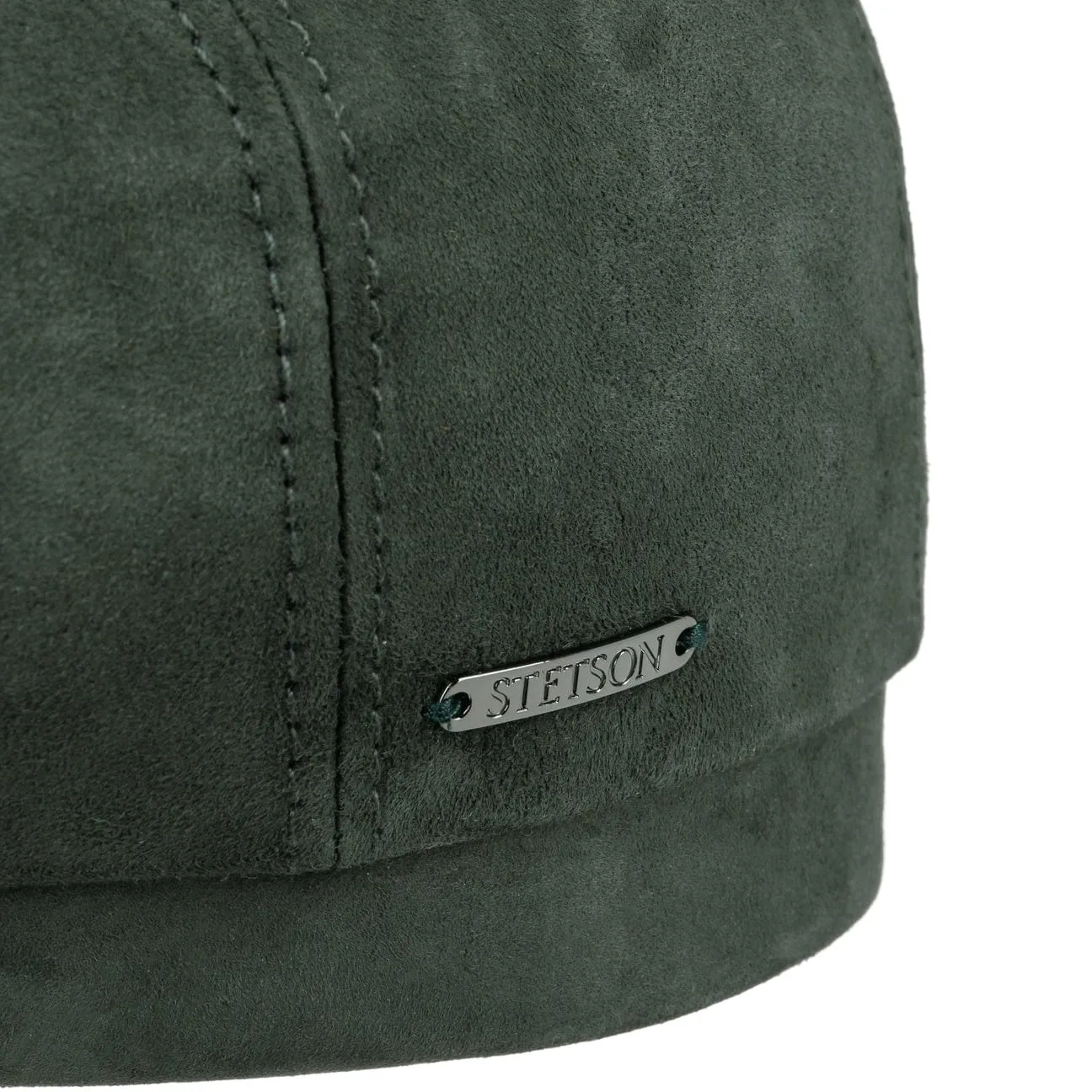 Hatteras Goat Suede Newsboy Cap by Stetson