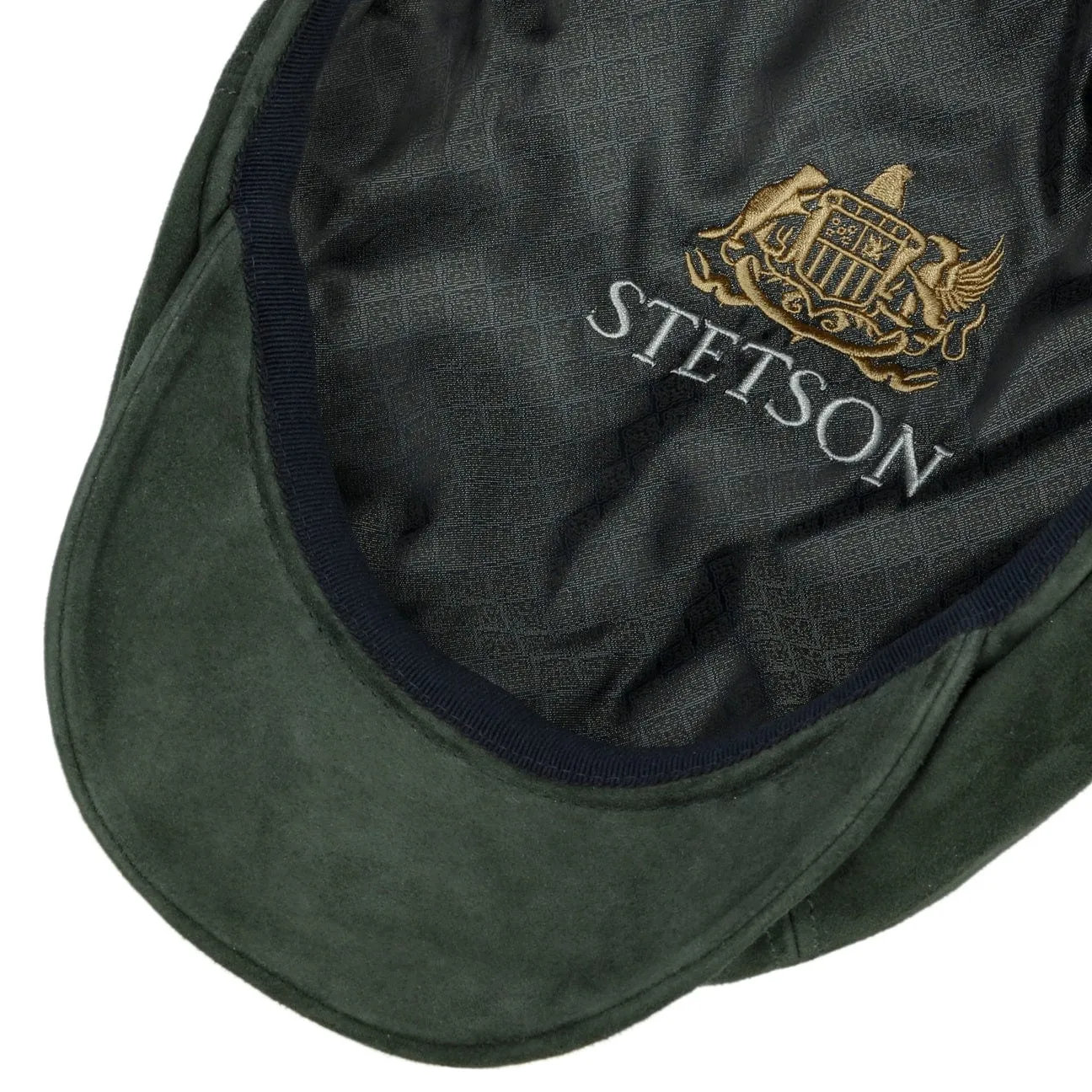 Hatteras Goat Suede Newsboy Cap by Stetson