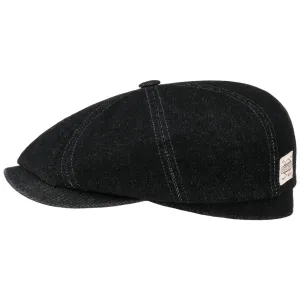 Hatteras Robust Denim Newsboy Cap by Stetson