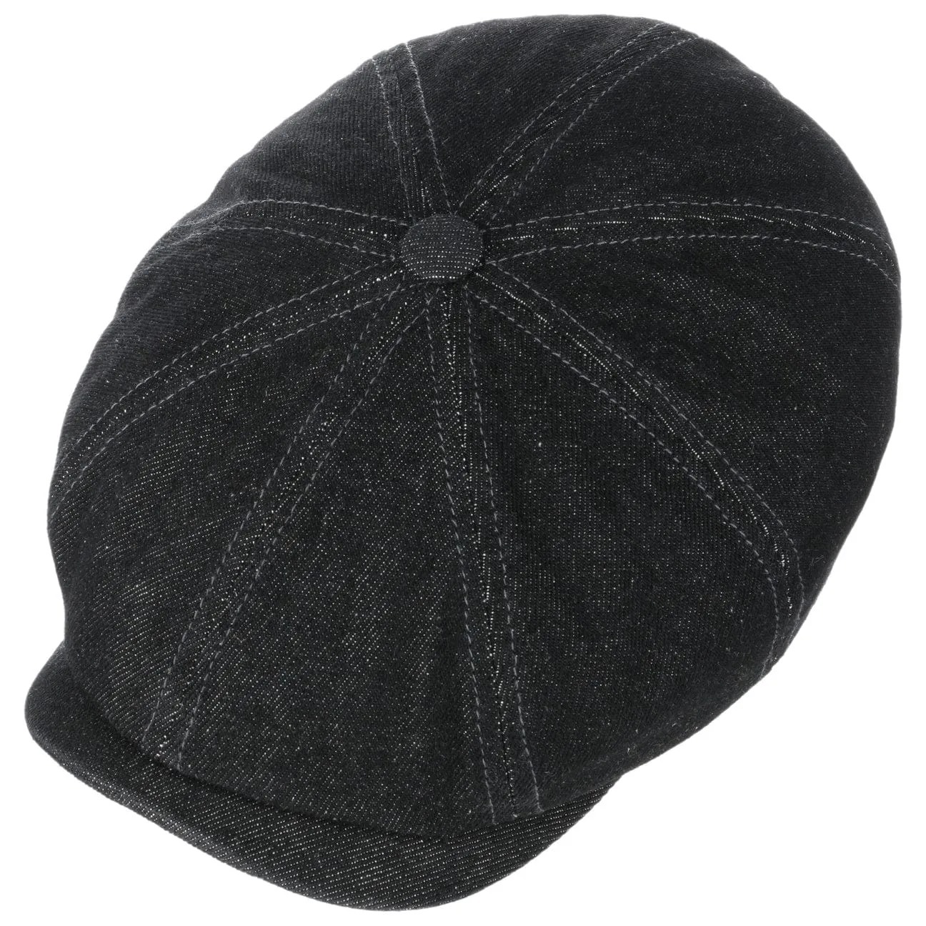 Hatteras Robust Denim Newsboy Cap by Stetson