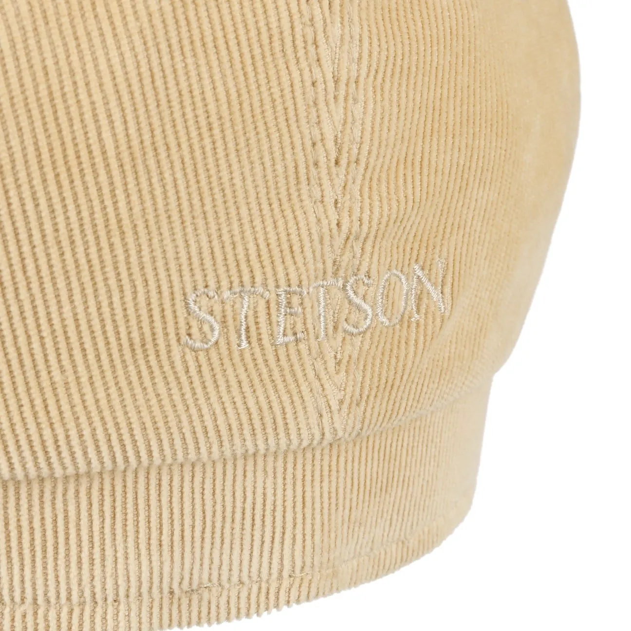 Hatteras Sustainable Corduroy Flat Cap by Stetson